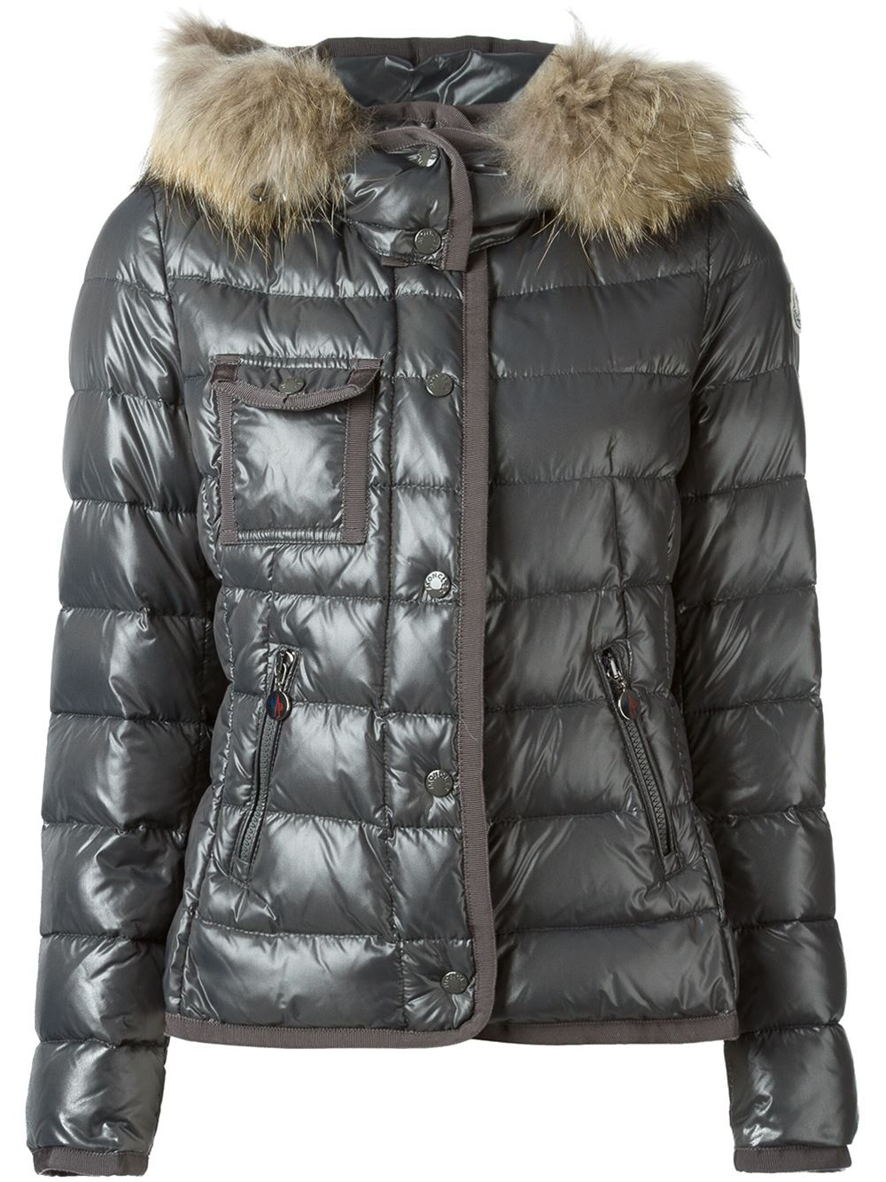 Lyst - Moncler Armoise Padded Jacket in Gray