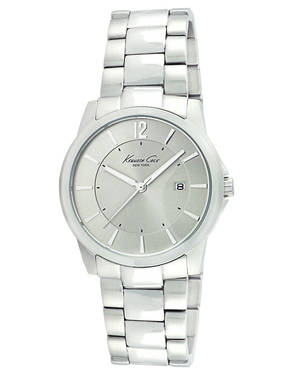 Lyst - Kenneth cole Mens Stainless Steel Monochromatic Watch in ...