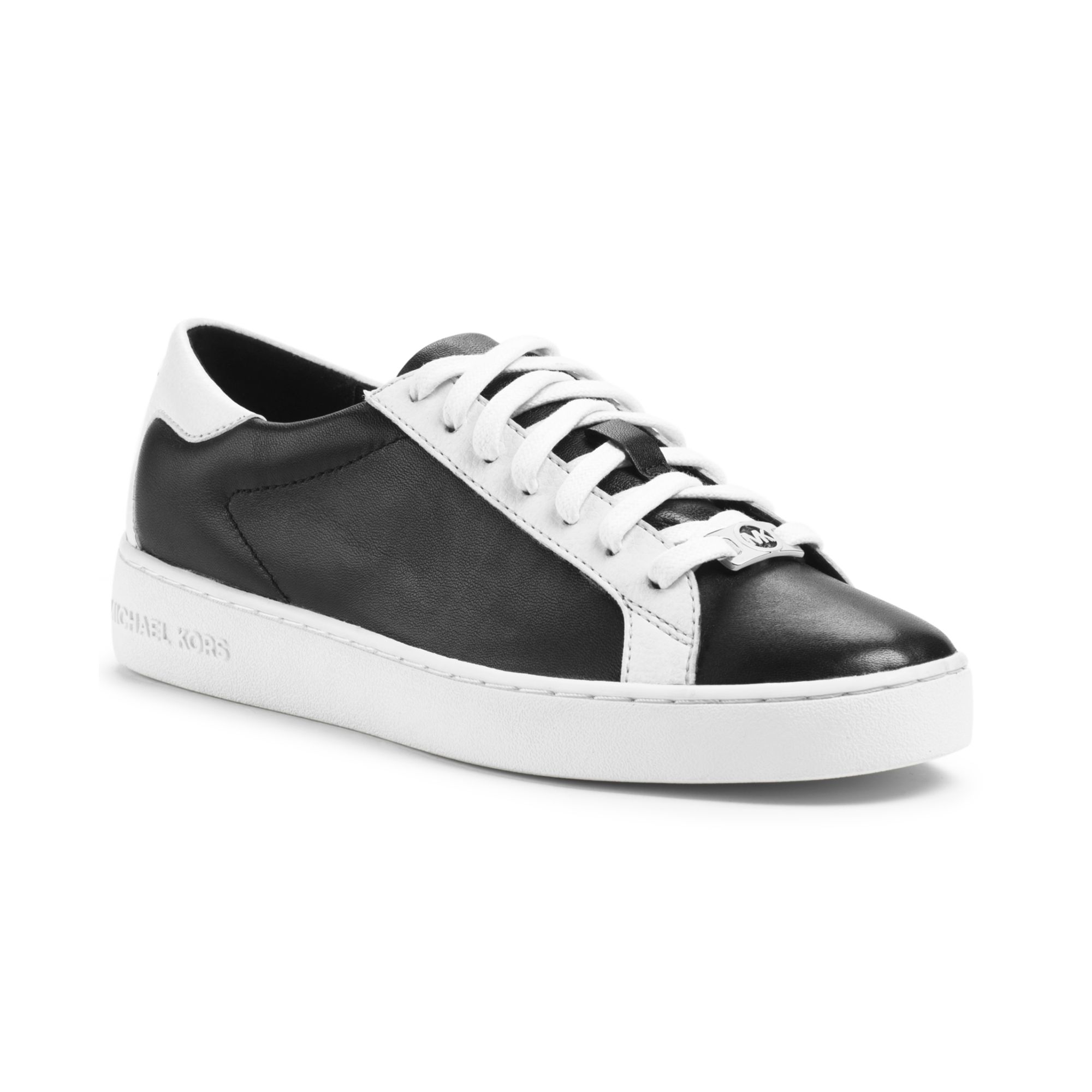 Michael Kors Michael Keaton Sneakers in Black (Black/White) | Lyst