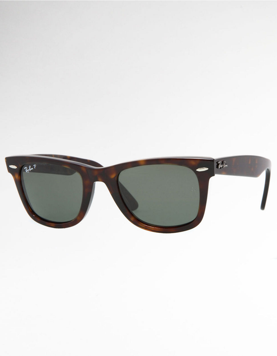 Ray Ban Wayfarer Tortoise Sunglasses In Brown For Men Lyst 