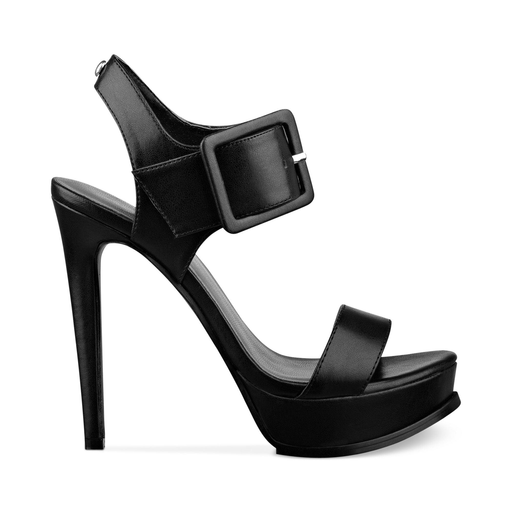 G By Guess Womens Gesalyn Platform Sandals in Black | Lyst