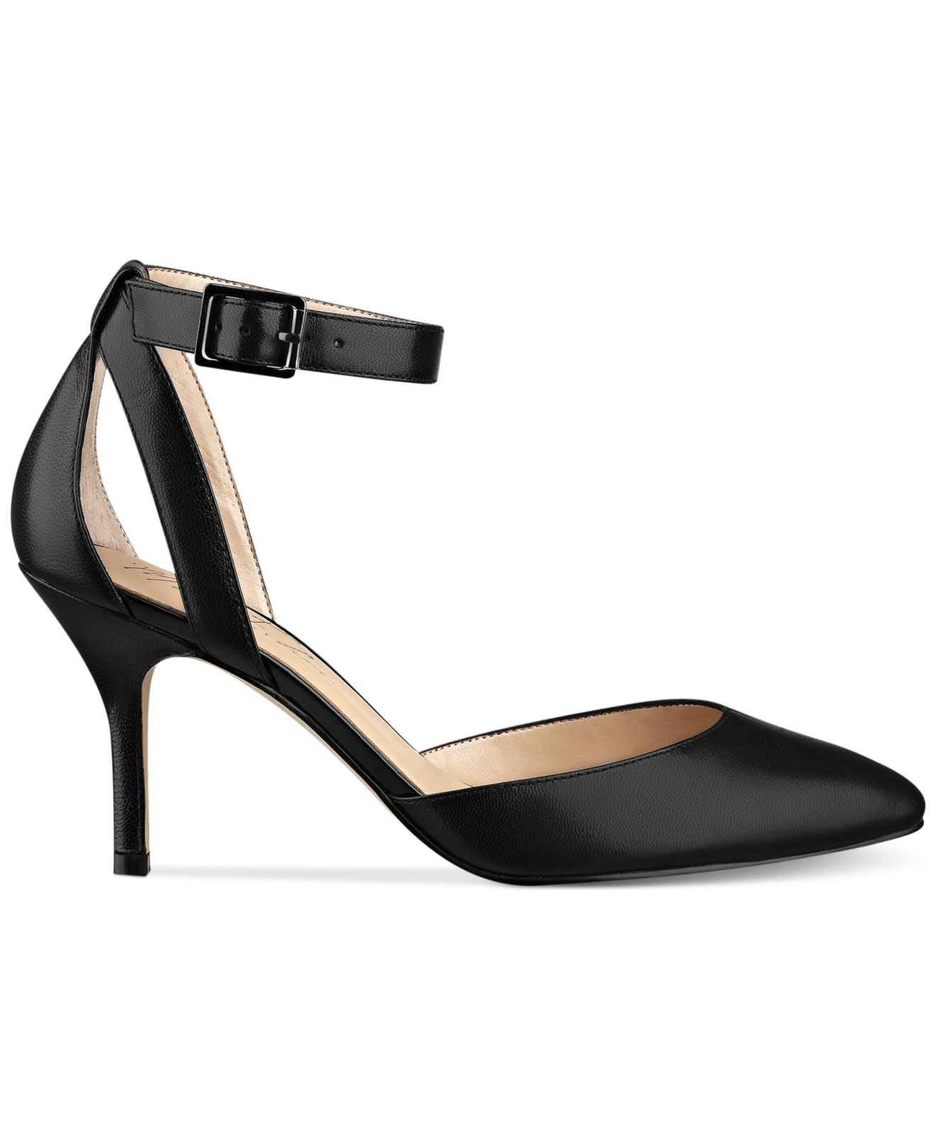 Lyst - Marc Fisher Hien Ankle Strap Pumps in Black