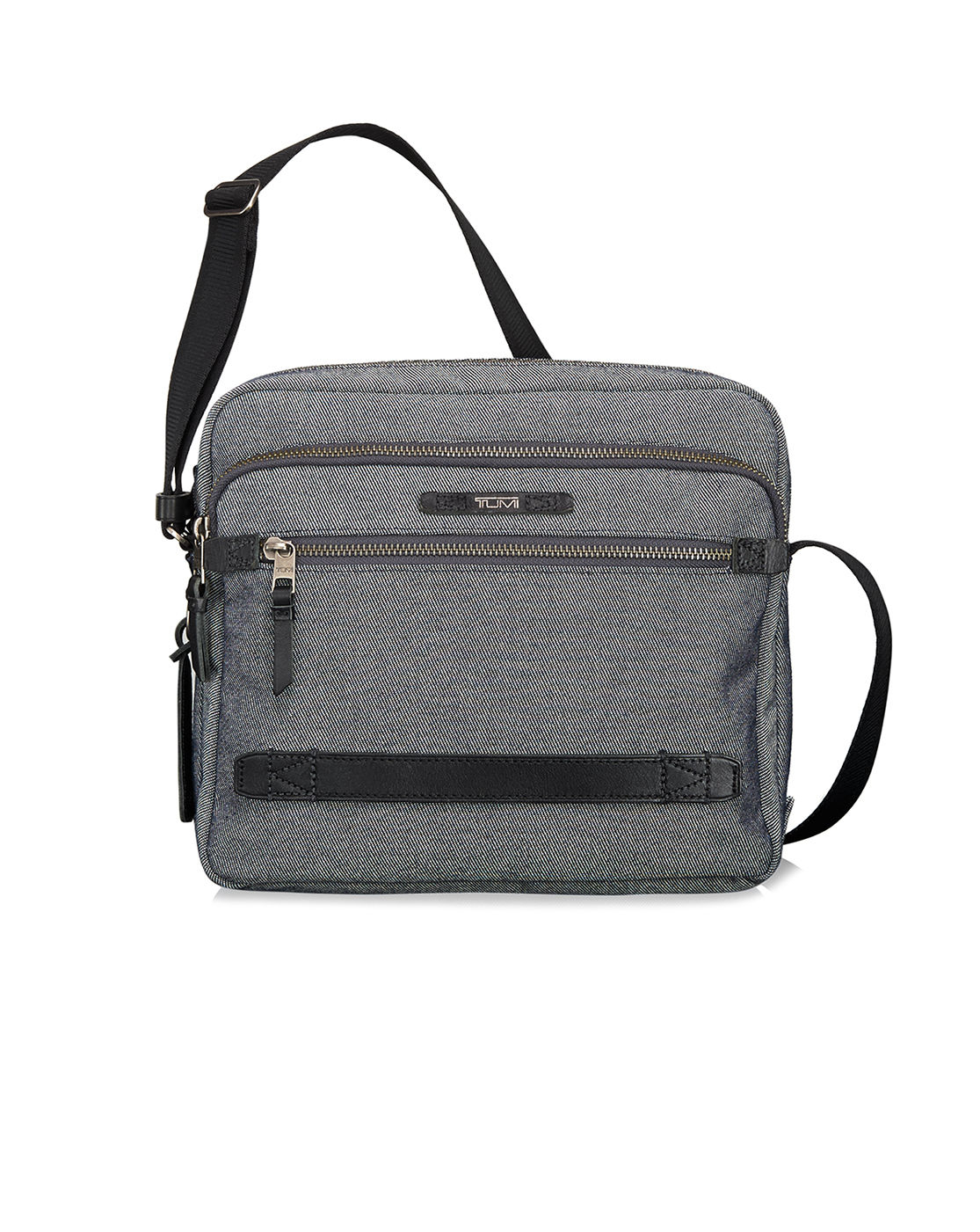 Tumi Grey Clifton Crossbody Small Flannel Messenger Bag in Gray for Men