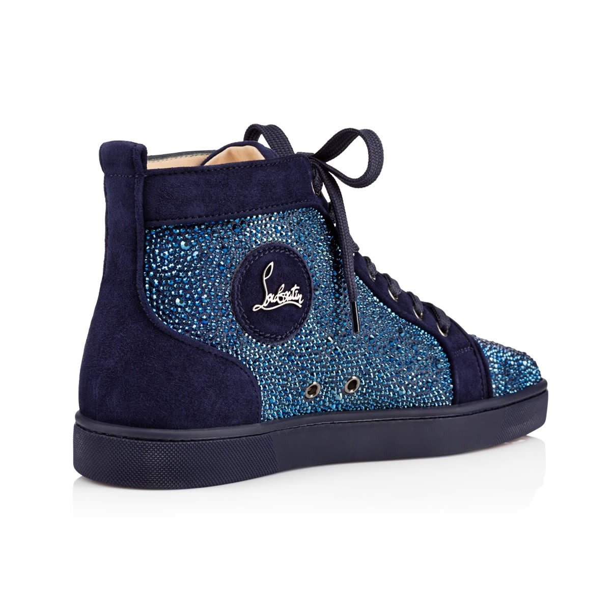 navy blue christian louboutin