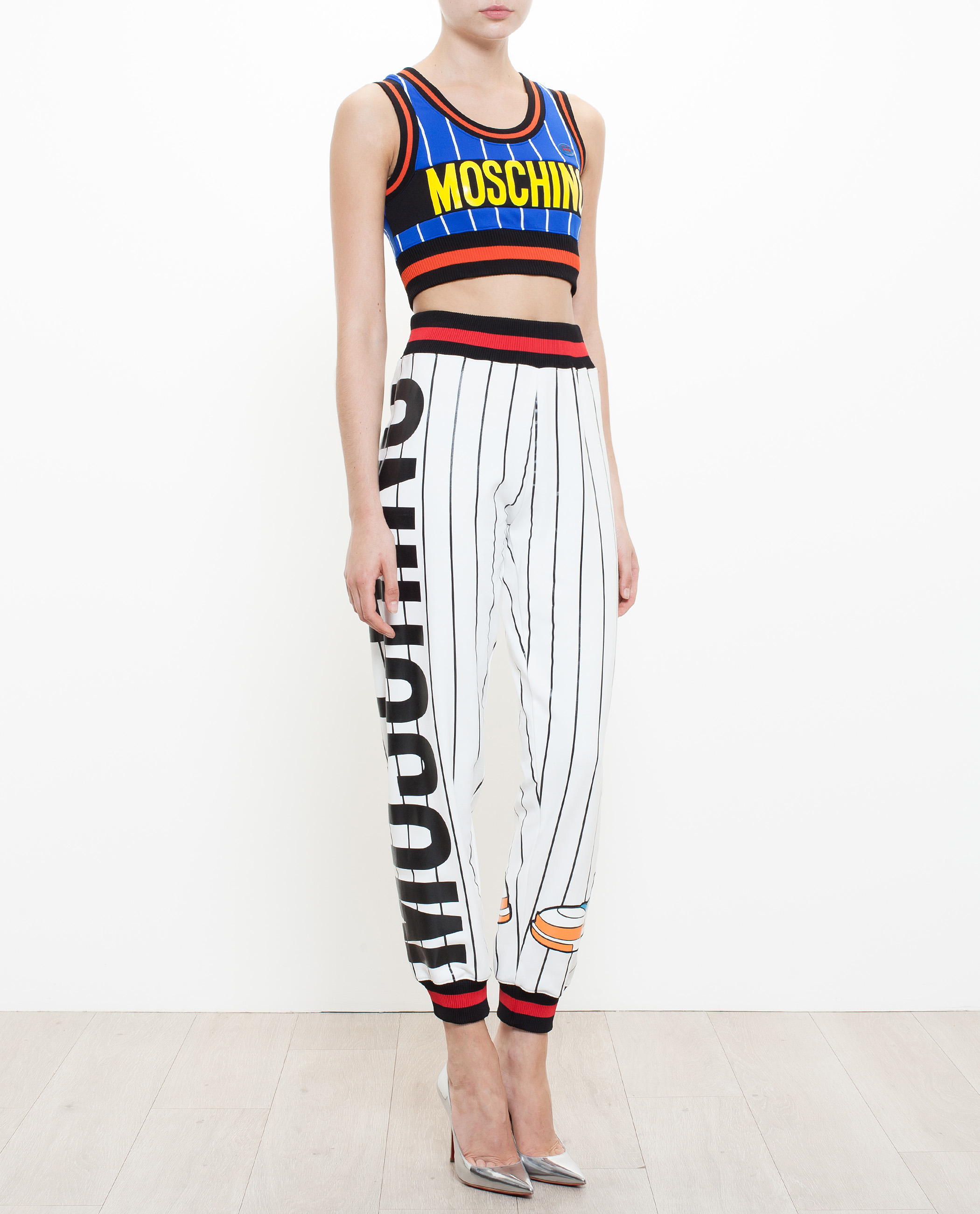 moschino striped pants