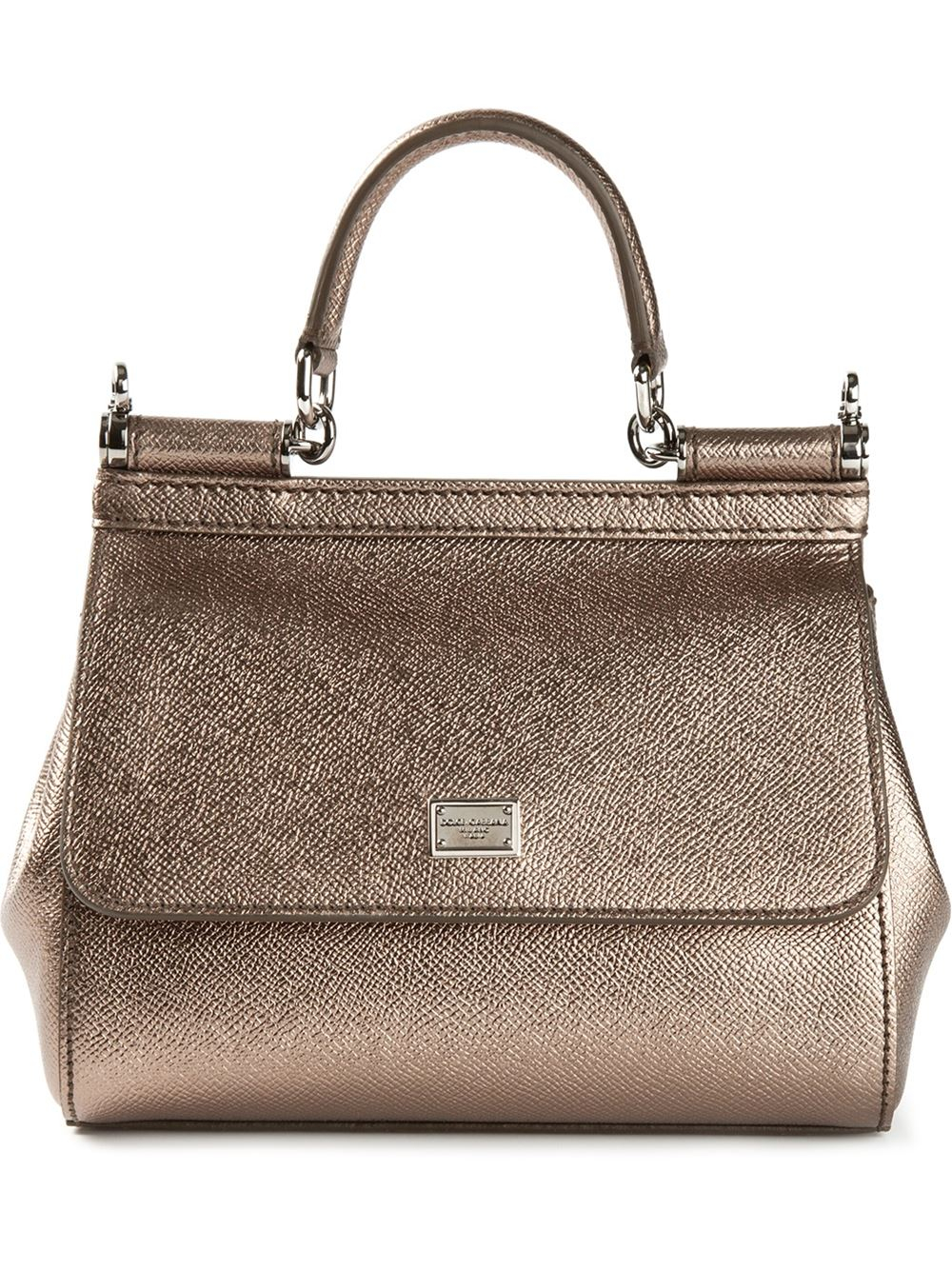 Lyst Dolce Gabbana Sicily Bag In Metallic Gallery Previously Sold At Farfetch Women S Dolce Gabbana Sicily