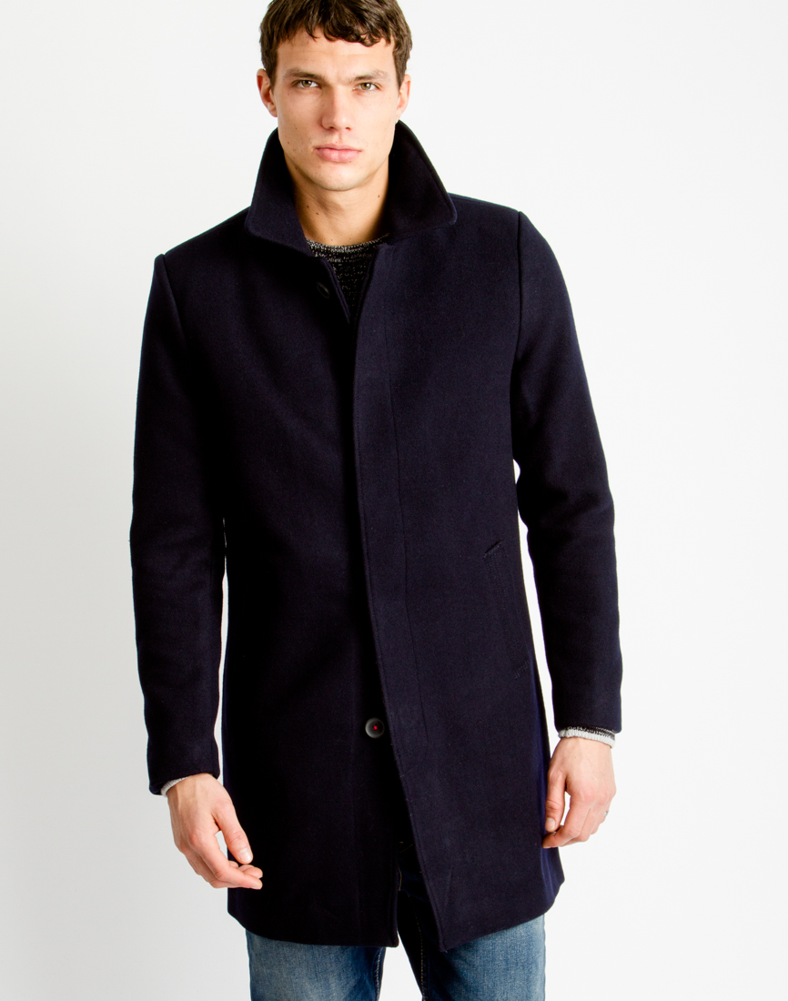 2017 Korean Mens Winter Wool Overcoats British Long Wool