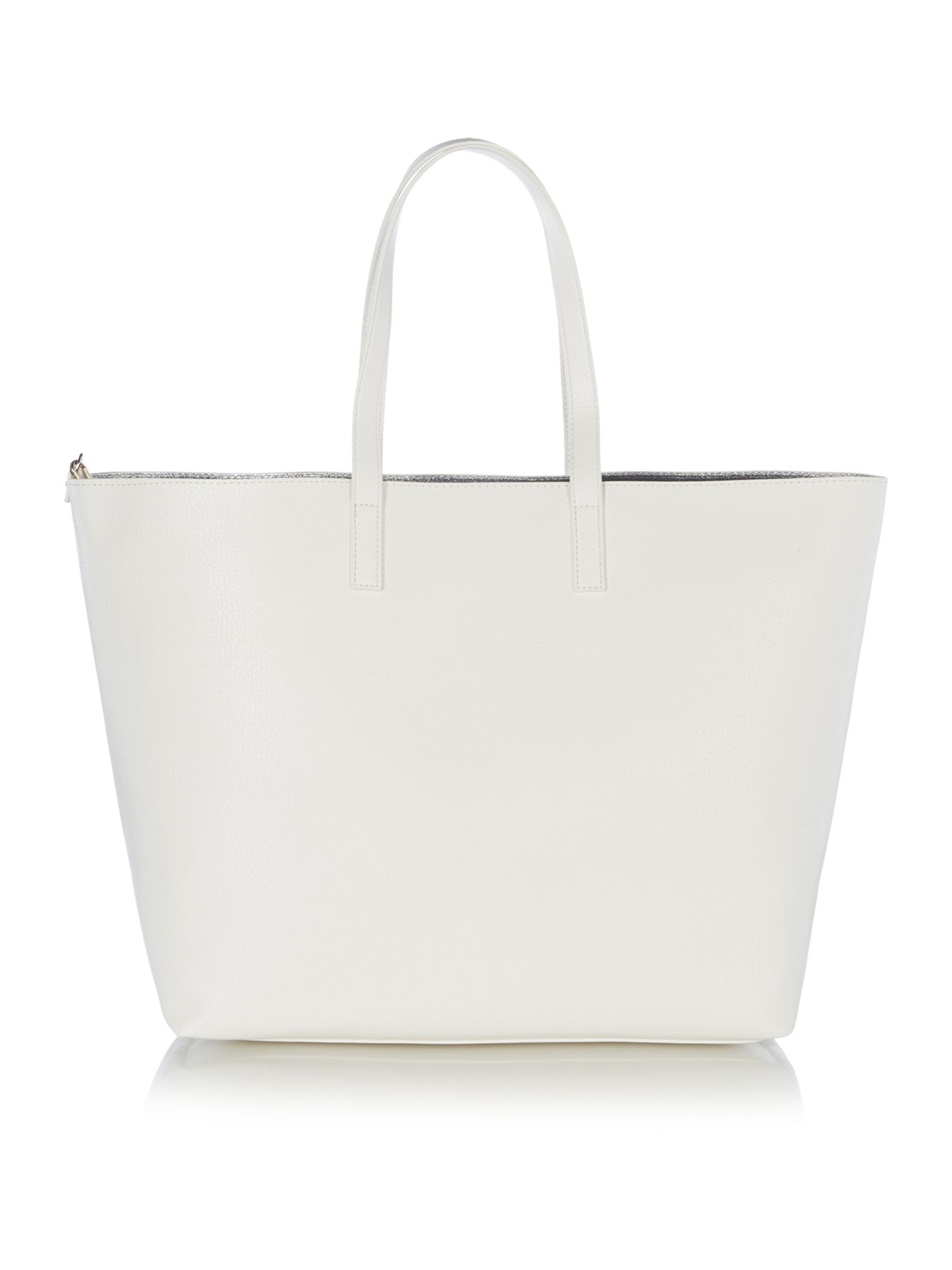 Love moschino Item Shopper White Extra Large Tote Bag in White | Lyst
