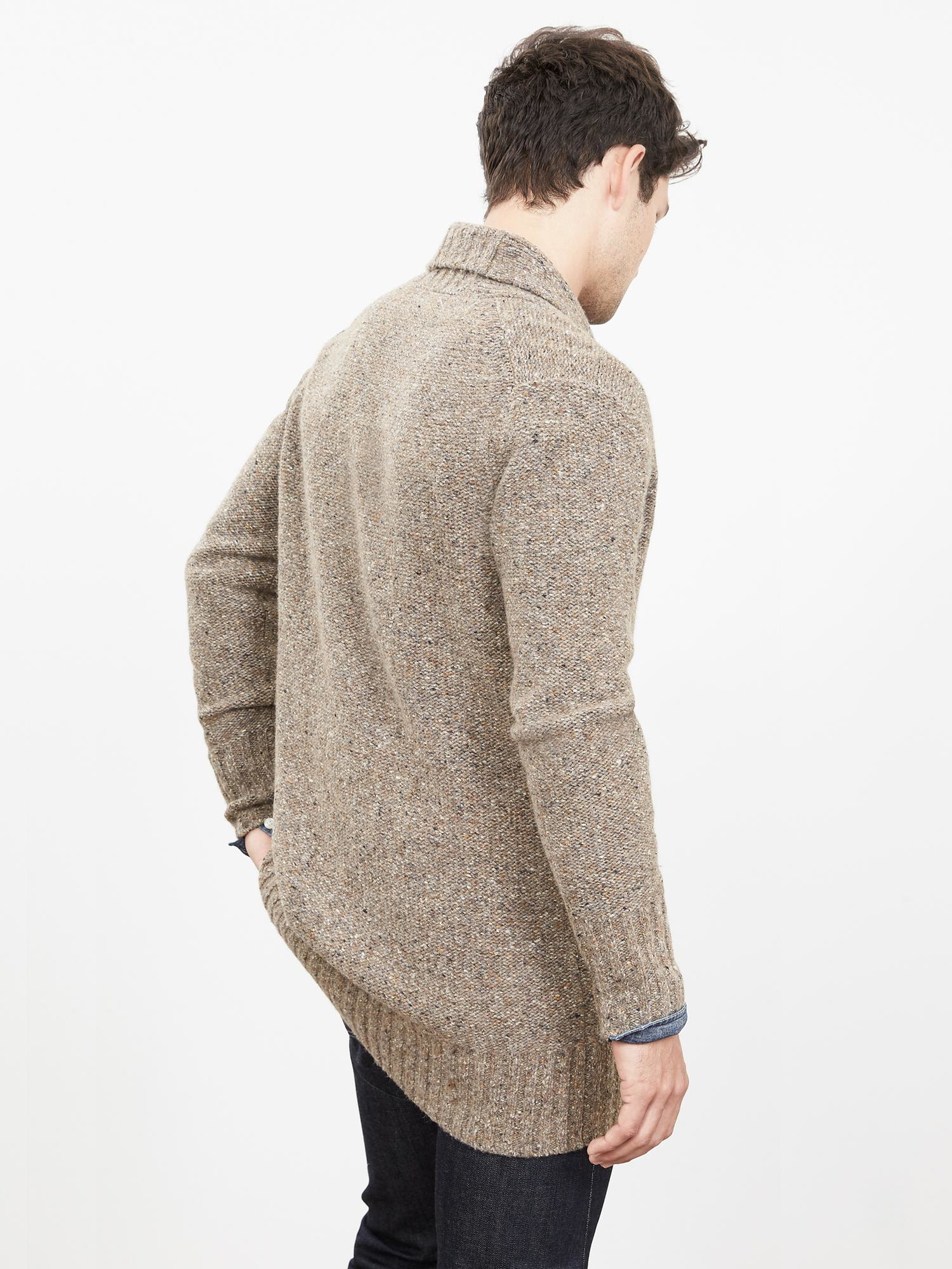 Lyst Banana Republic Shawlcollar Long Cardigan in Natural for Men