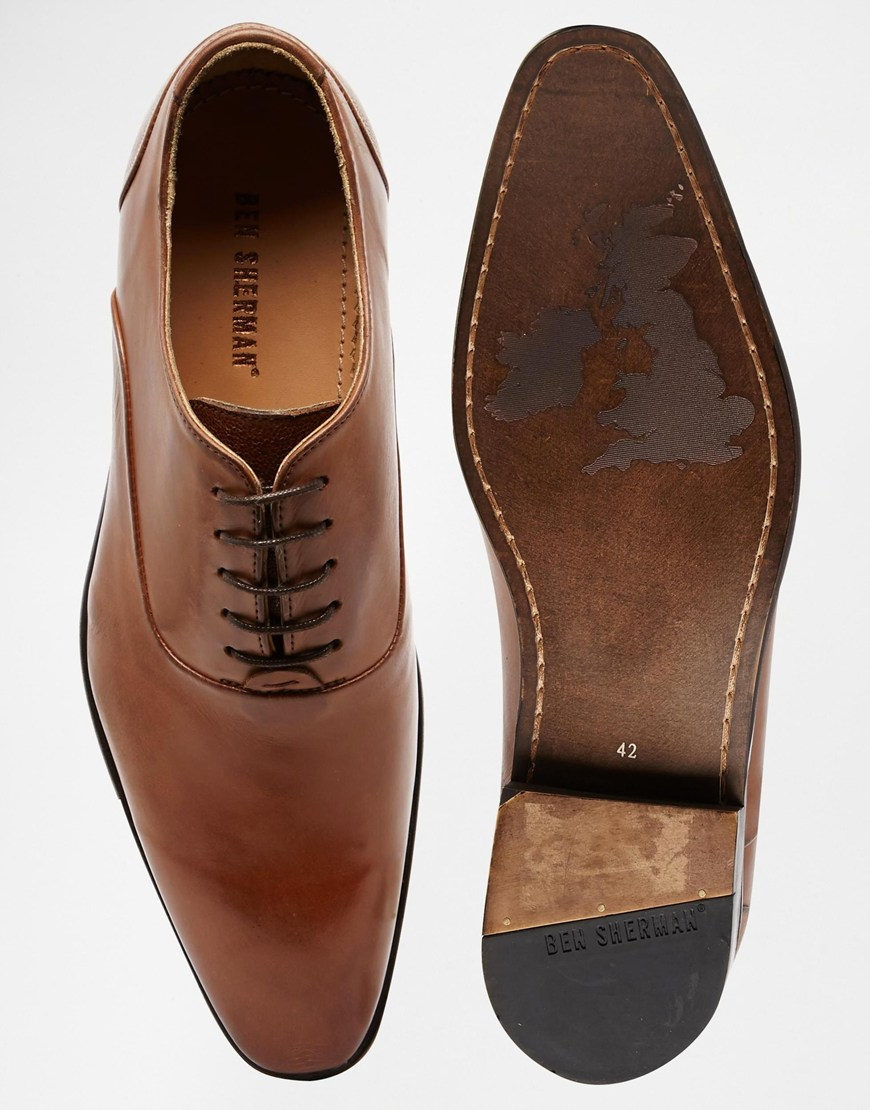 Ben in Shoes Sherman Iley Brown Men Oxford Lyst for CBexdro