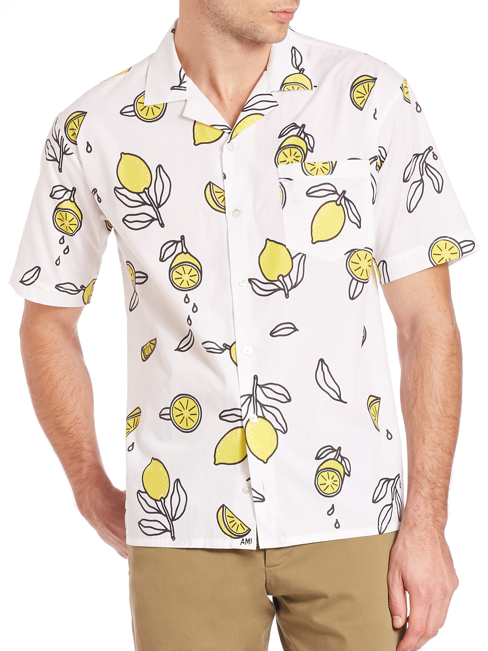 lemon yellow shirt combination