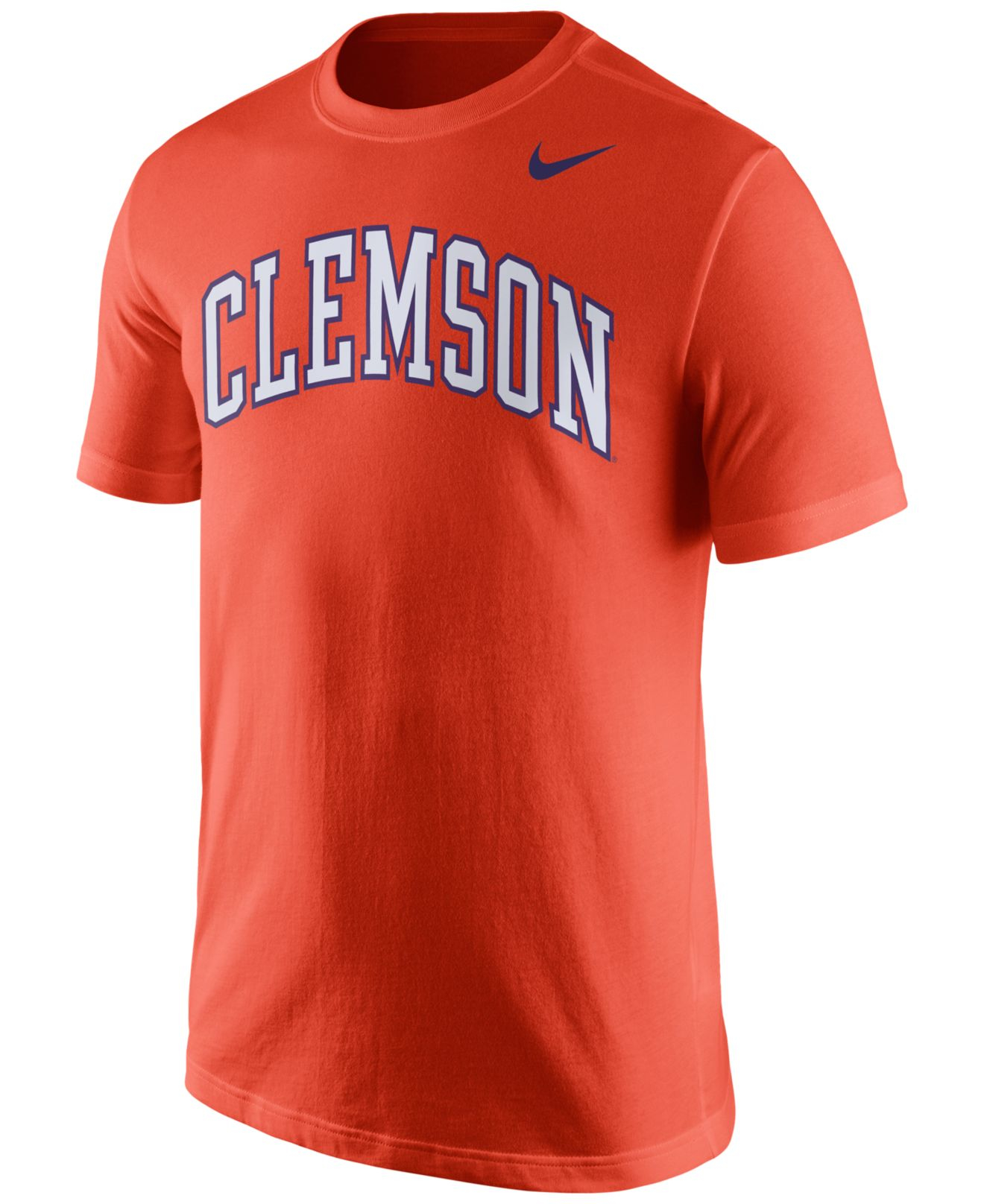 Lyst - Nike Men's Clemson Tigers Wordmark T-shirt in Orange for Men
