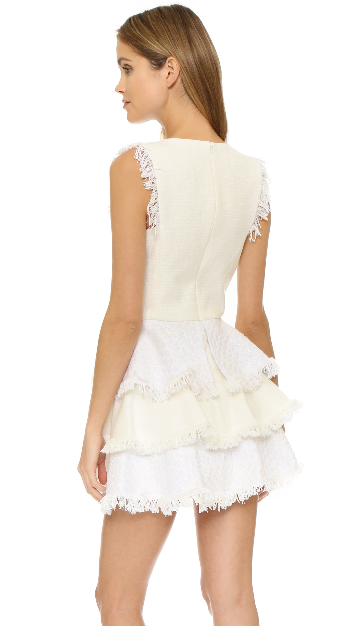 Lyst Alexis Zlata Dress In White 