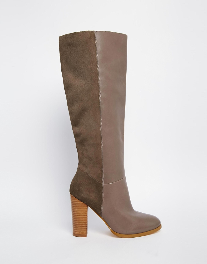 faith leather knee high boots