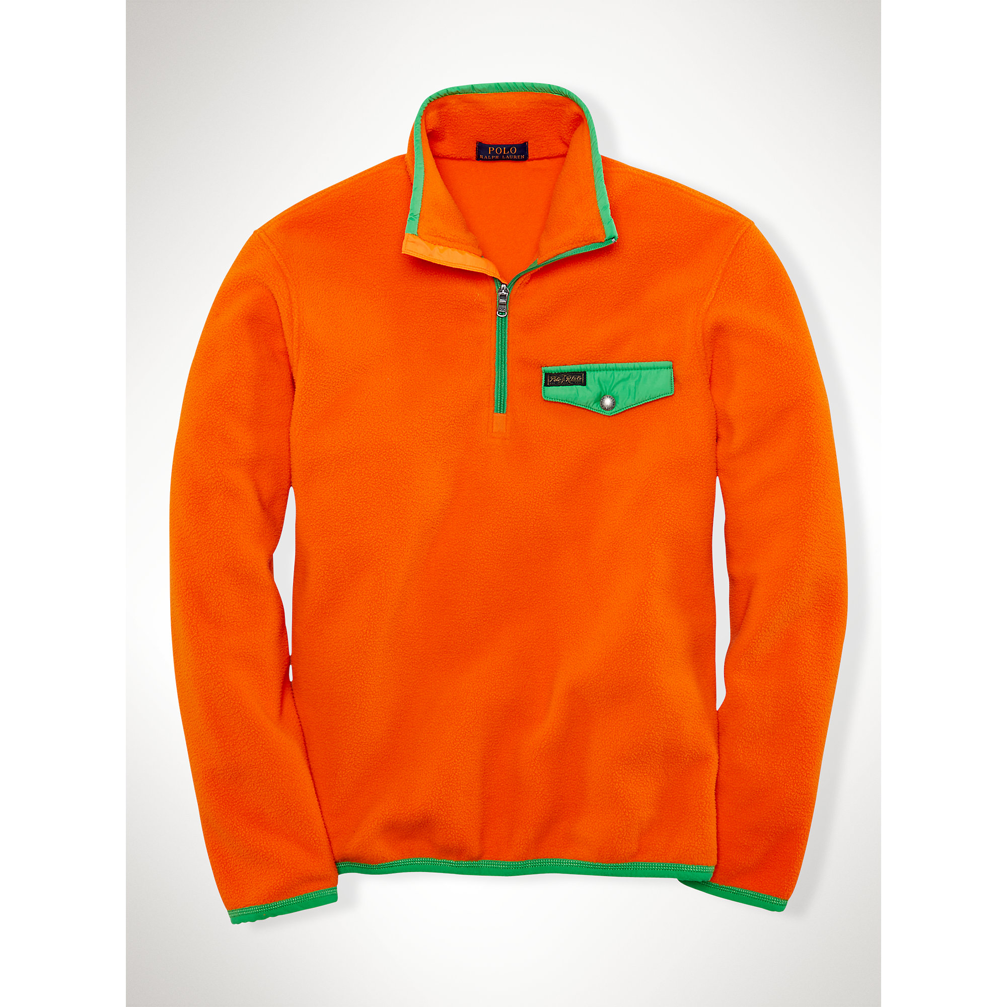 polo ralph lauren fleece mockneck pullover