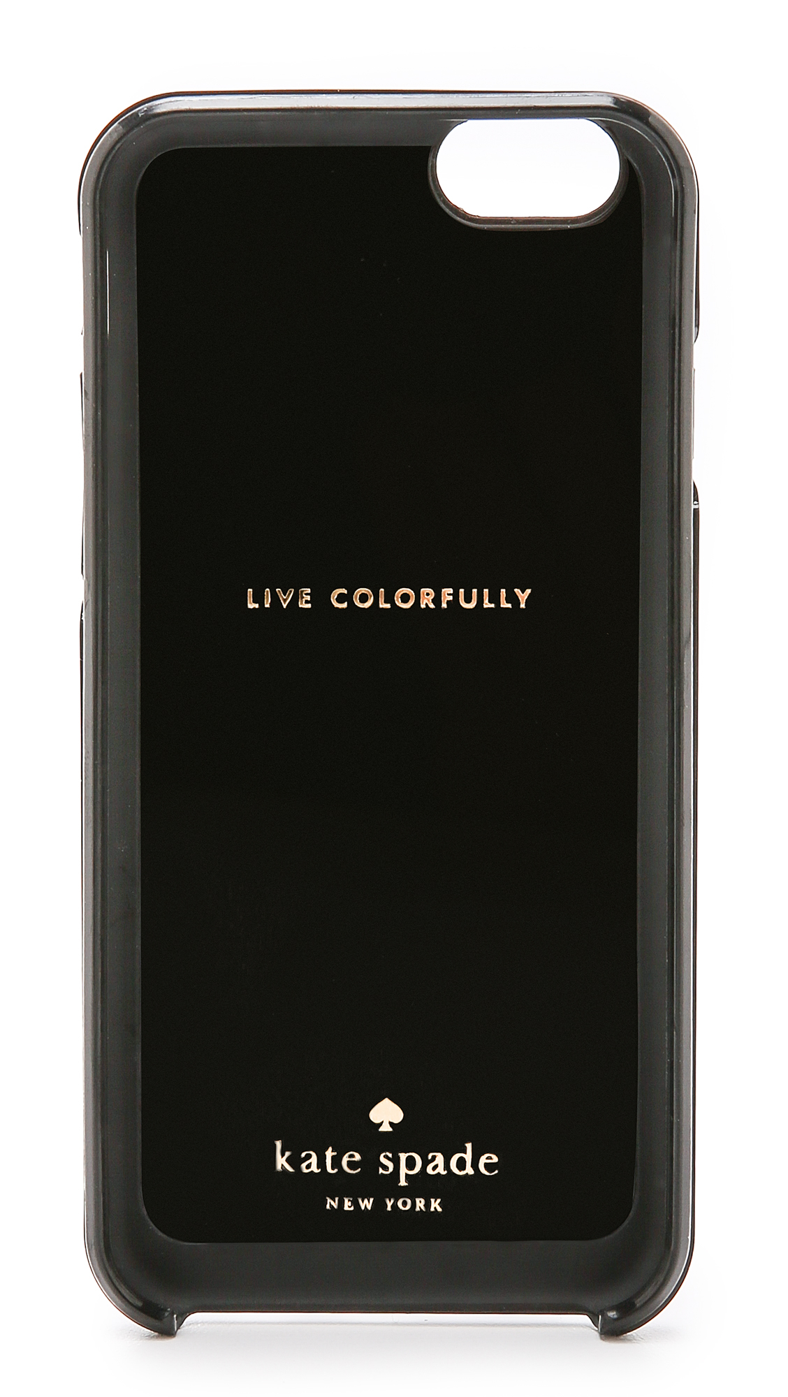 Kate spade Graphic Floral Iphone 6 Case - Black in Black | Lyst