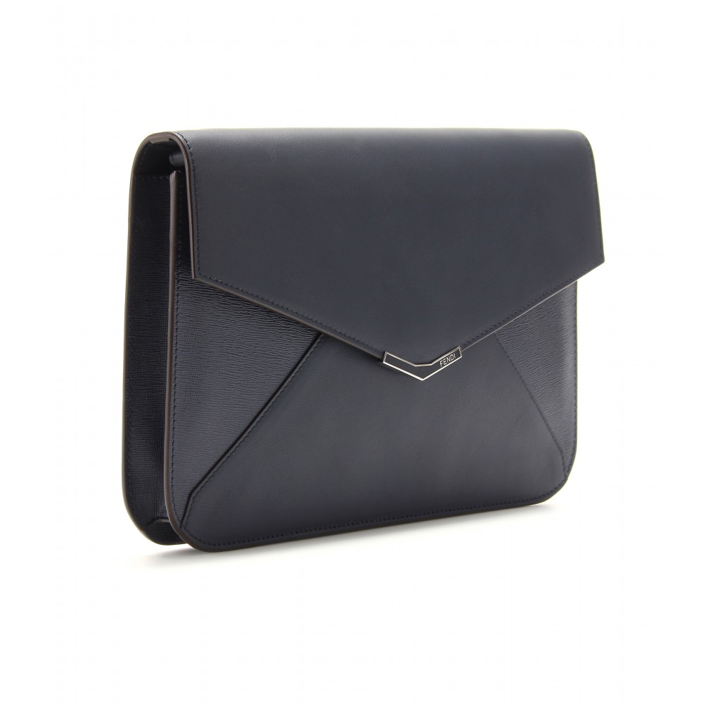 Fendi Letter Clutch fendi leather envelope clutch in blue lyst Fendi Letter Clutch fendi leather envelope clutch in blue lyst