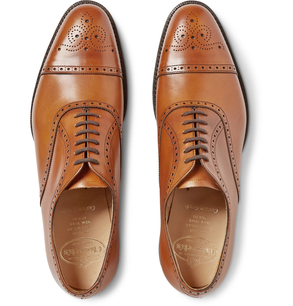 Church's Toronto Cap-Toe Leather Oxford Brogues in Brown for Men | Lyst
