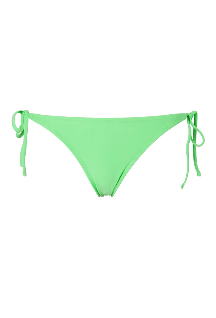 Lyst - Forever 21 Basic String Bikini Bottom in Green
