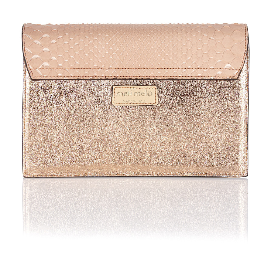 Lyst - Meli Melo Evening Clutch Rose Gold in Pink