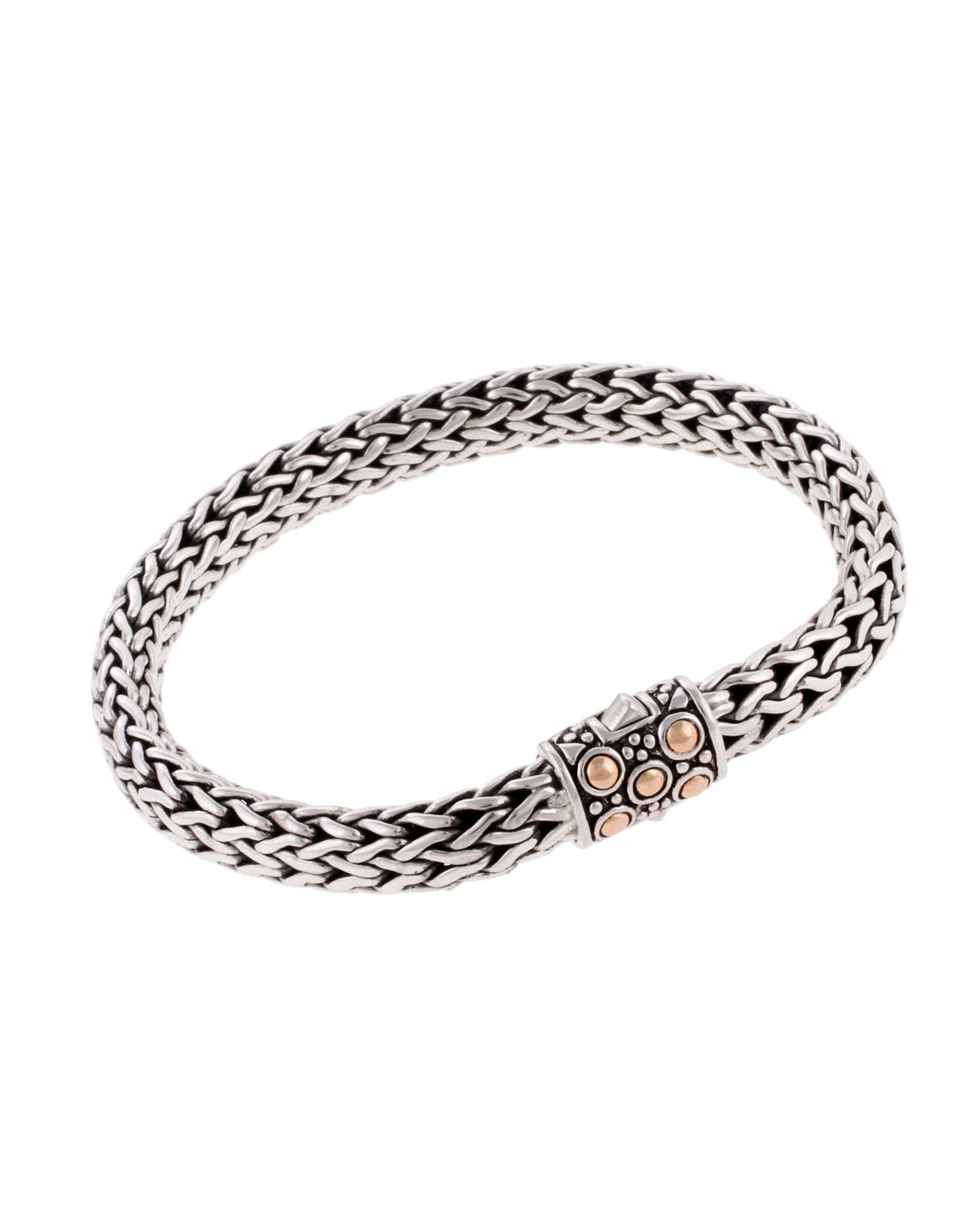 Lyst John Hardy Dot Gold Silver Medium Oval Chain Bracelet With Gallery