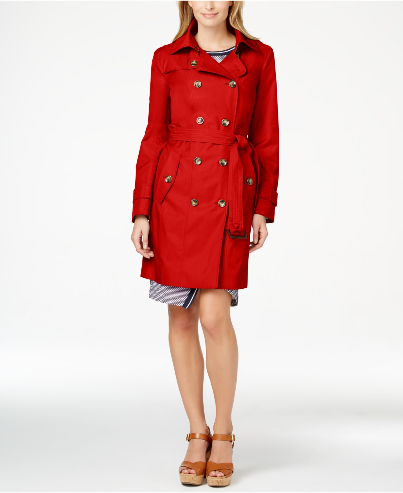 london fog double breasted trench coat