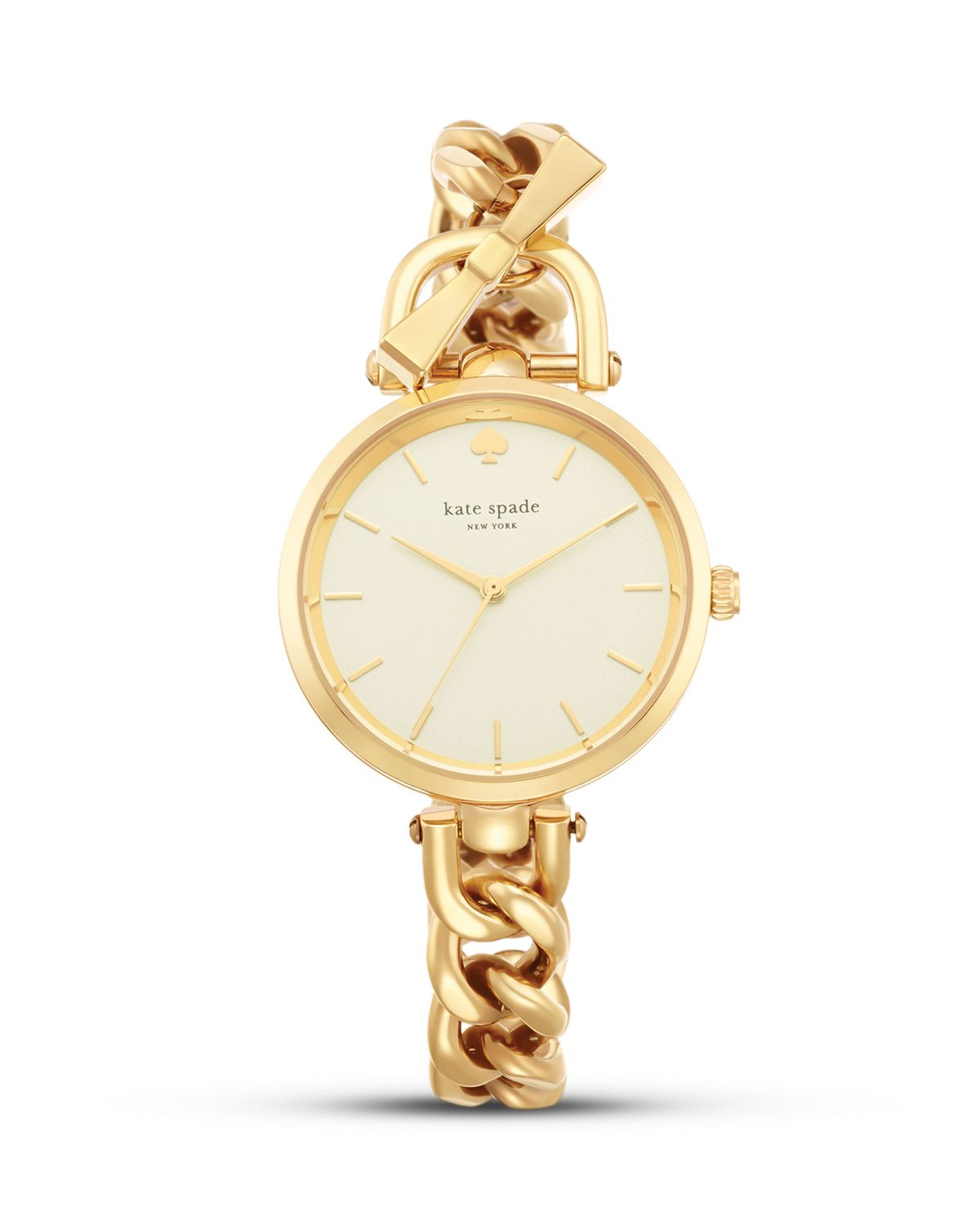 Lyst Kate Spade New York Toggle Chain Holland Watch 34mm In Metallic Gallery