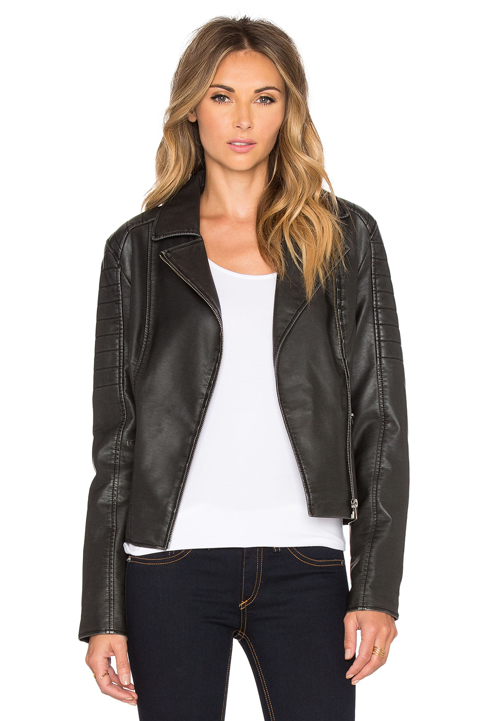 Bb Dakota Dorian Moto Jacket In Black Lyst Gallery
