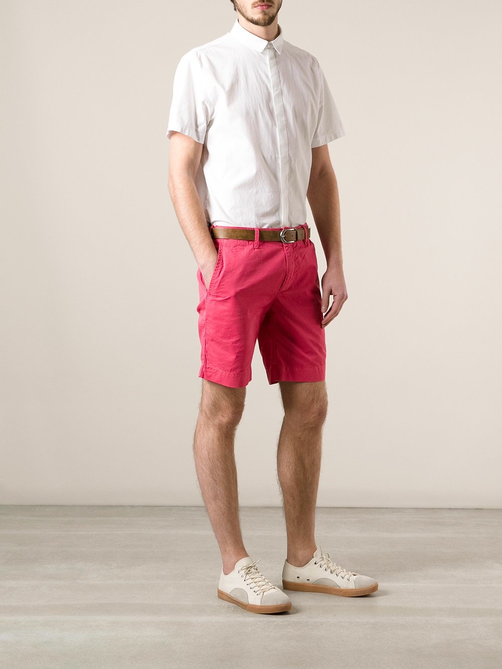 Lyst - Polo Ralph Lauren Classic Bermuda Shorts in Pink for Men