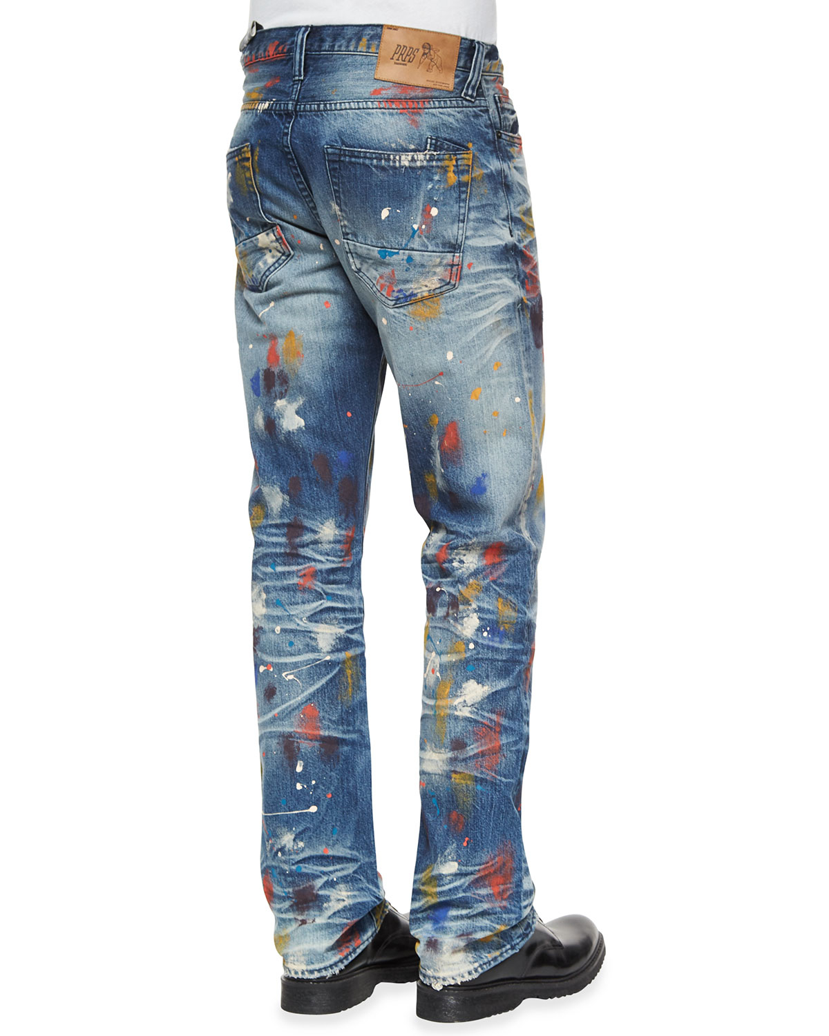 paint splatter jeans