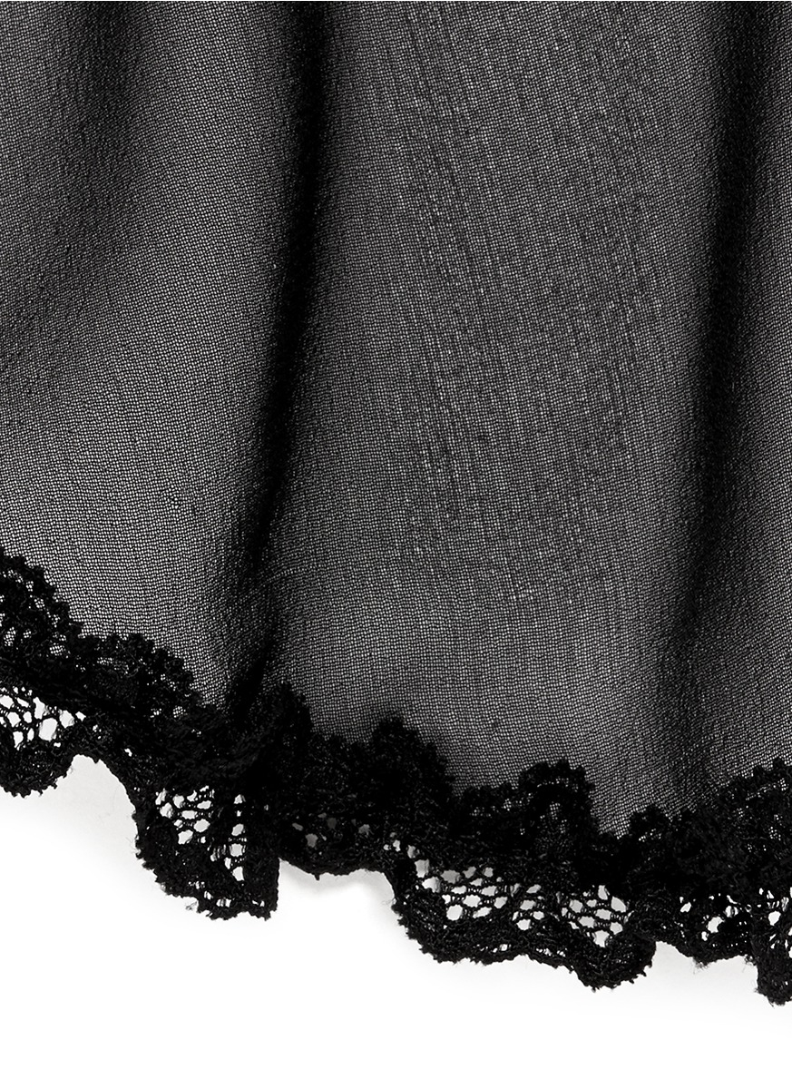 black babydoll slip
