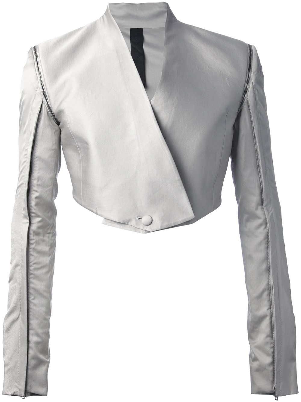 Lyst - Gareth Pugh Cropped Jacket in Gray for Men