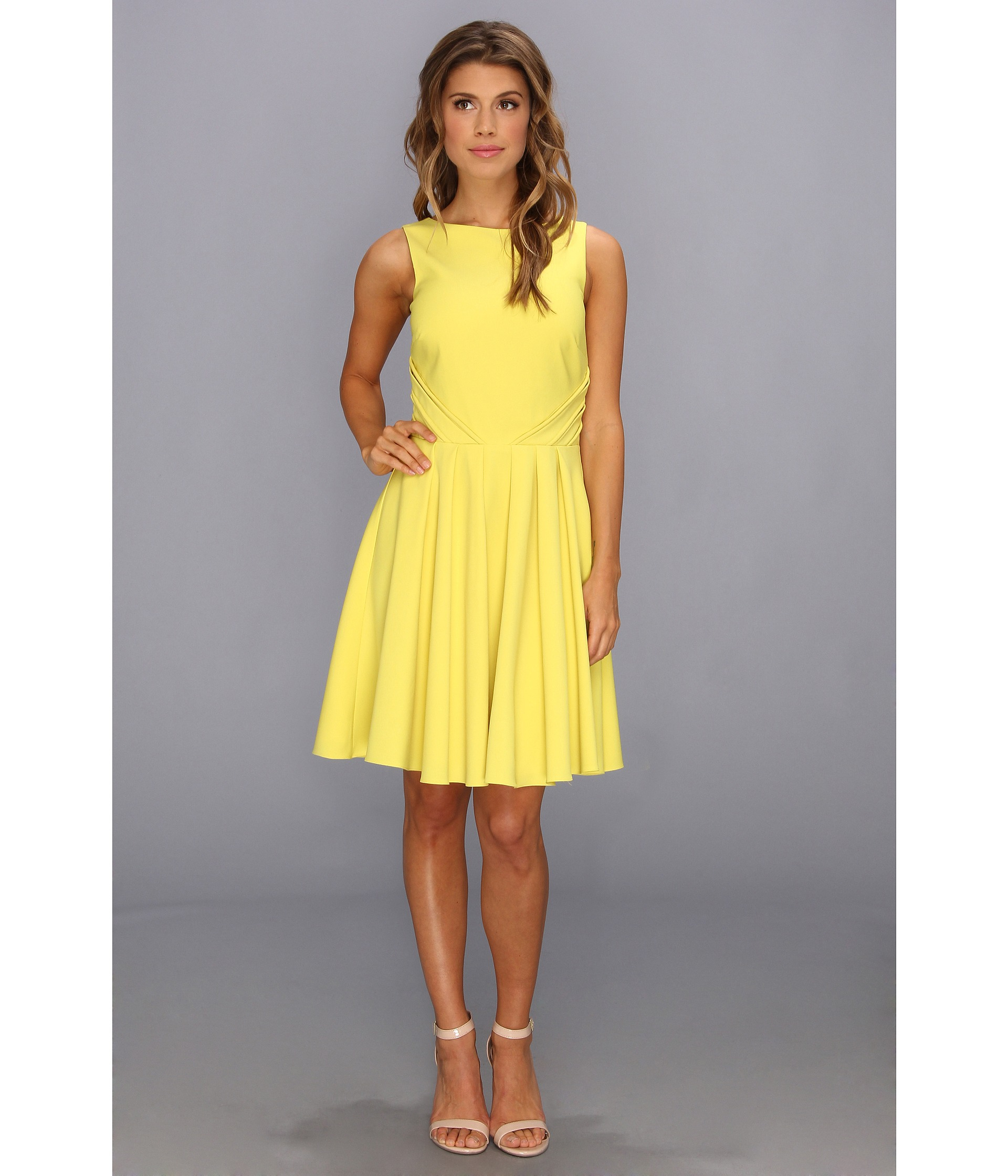 yellow women's dress