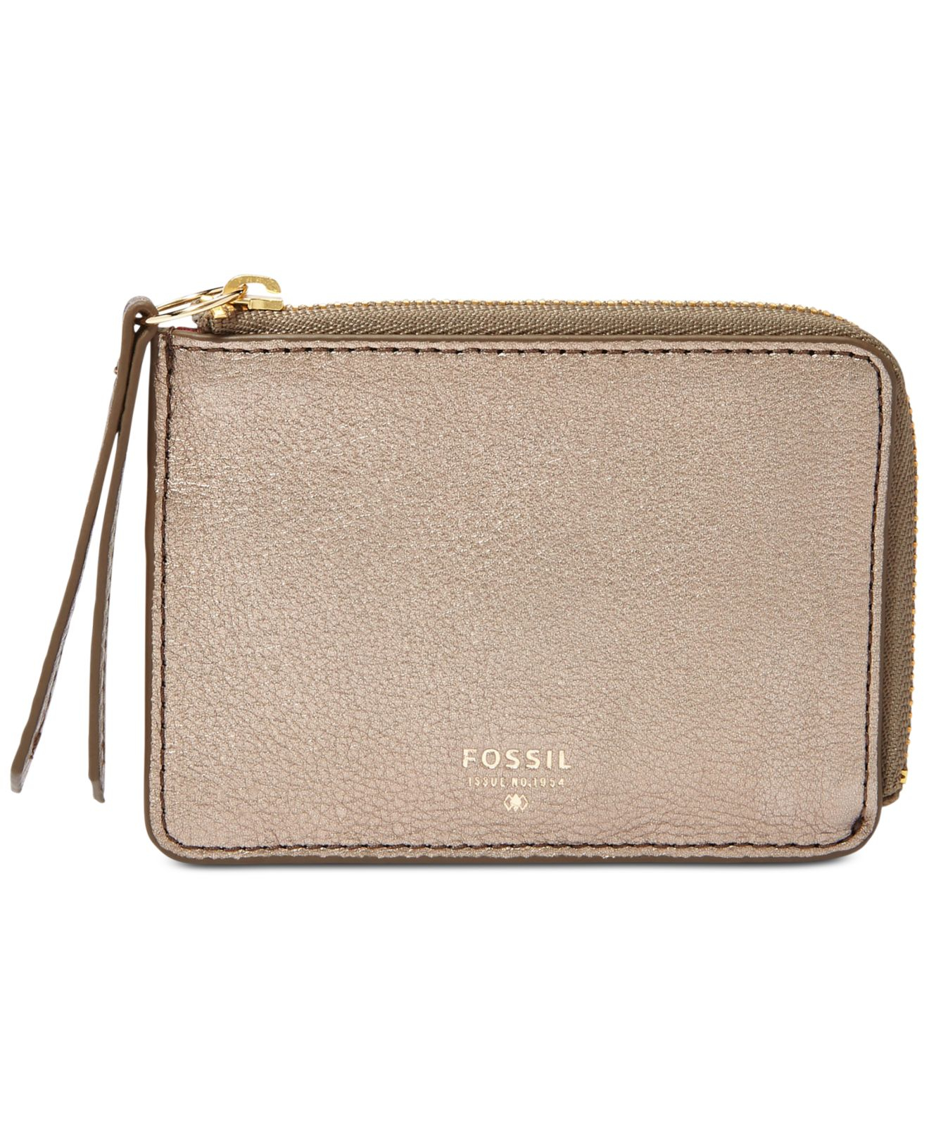 fossil leather coin purse
