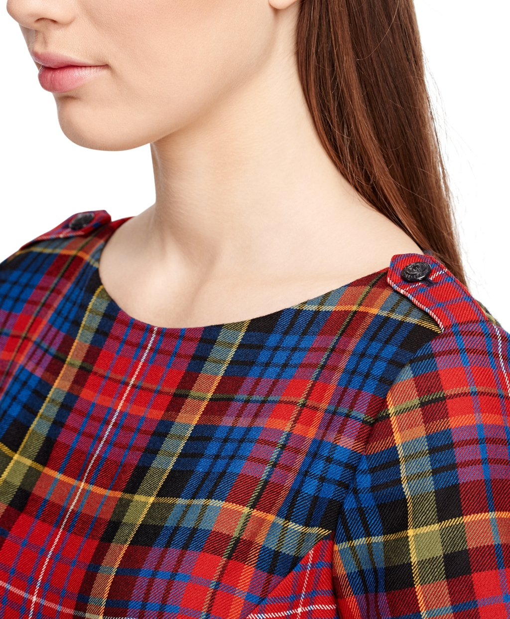 Brooks brothers Wool Tartan Dress Lyst