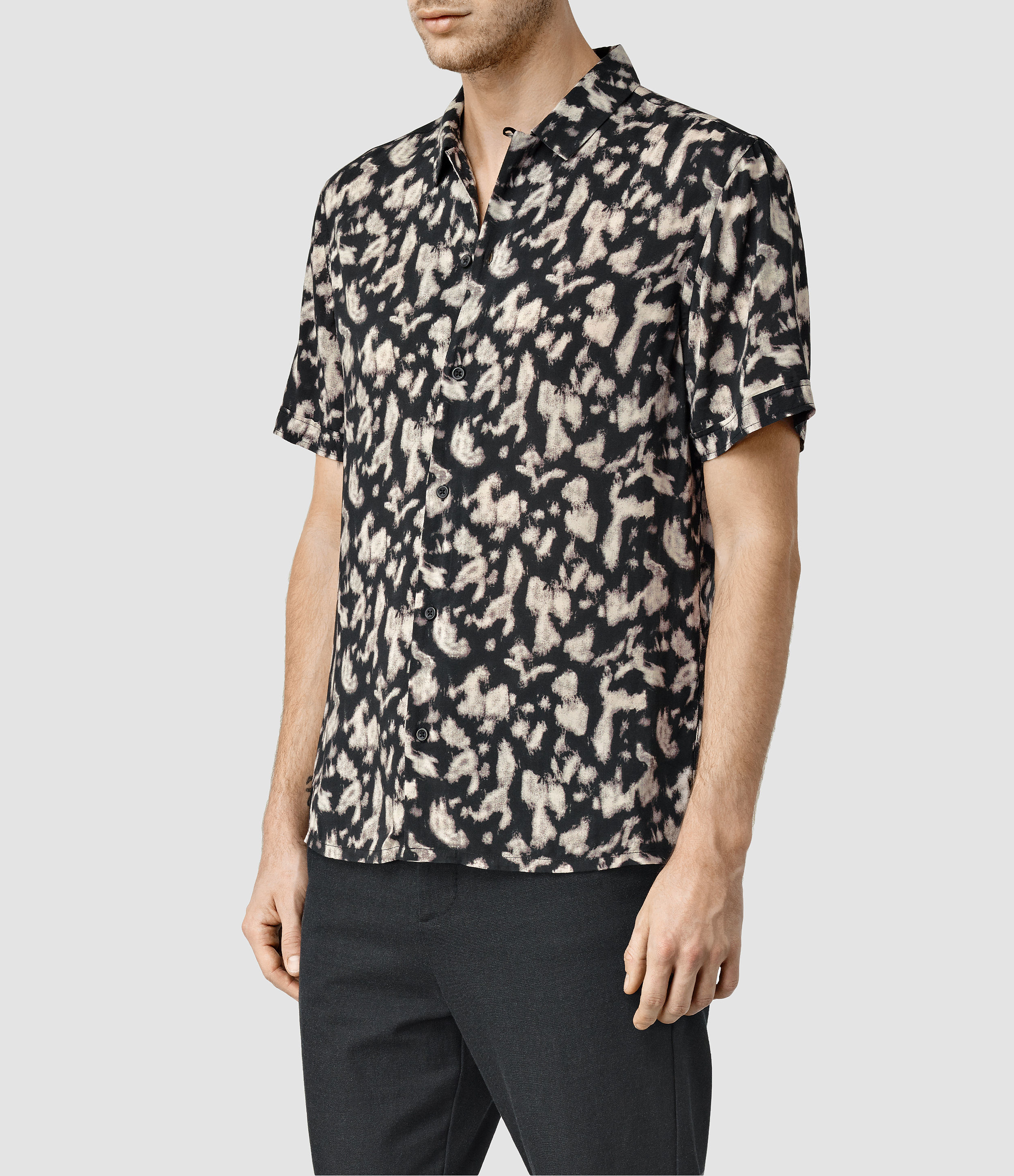 allsaints short sleeve shirt