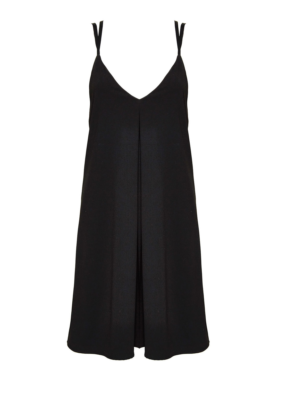 alice and olivia black slip dress