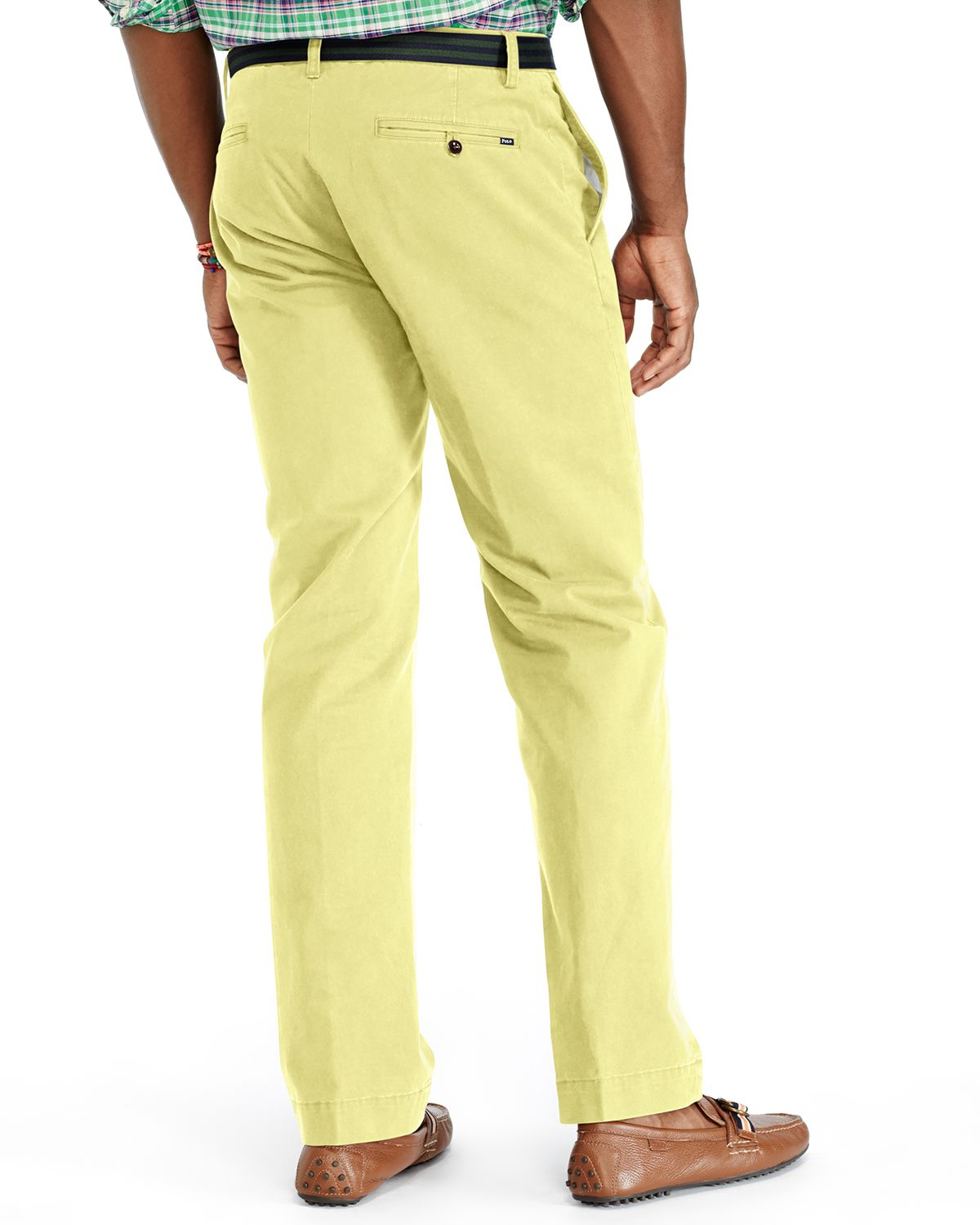 Lyst - Ralph Lauren Polo Classic-Fit Lightweight Chino Pants in Yellow ...
