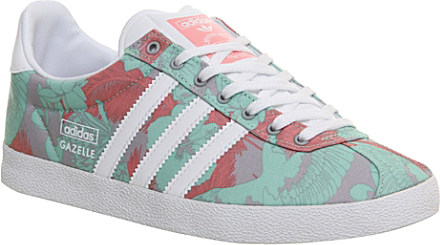 adidas gazelle og womens trainers in white white adidas gazelle og womens trainers in white white