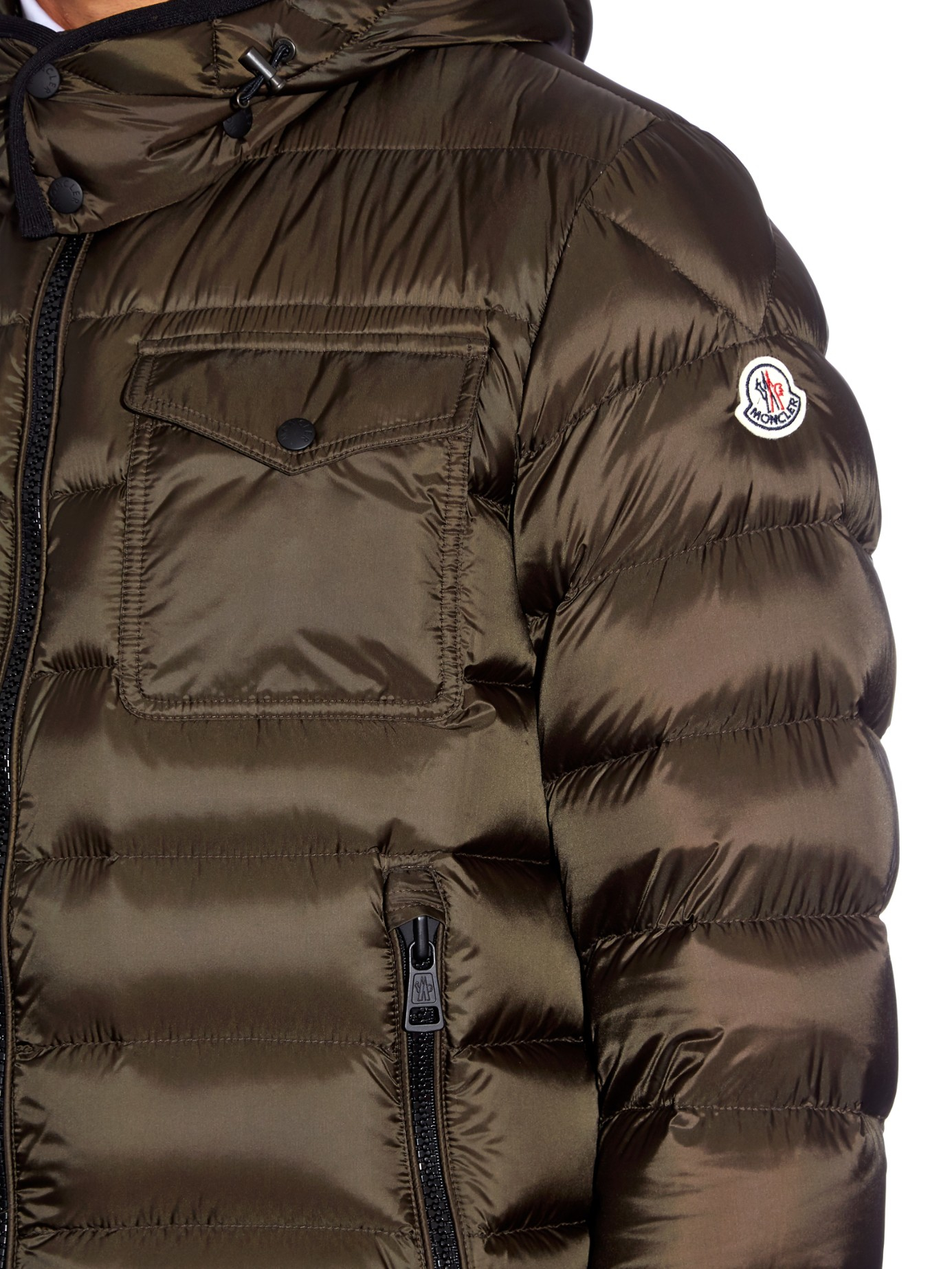 moncler dark green jacket