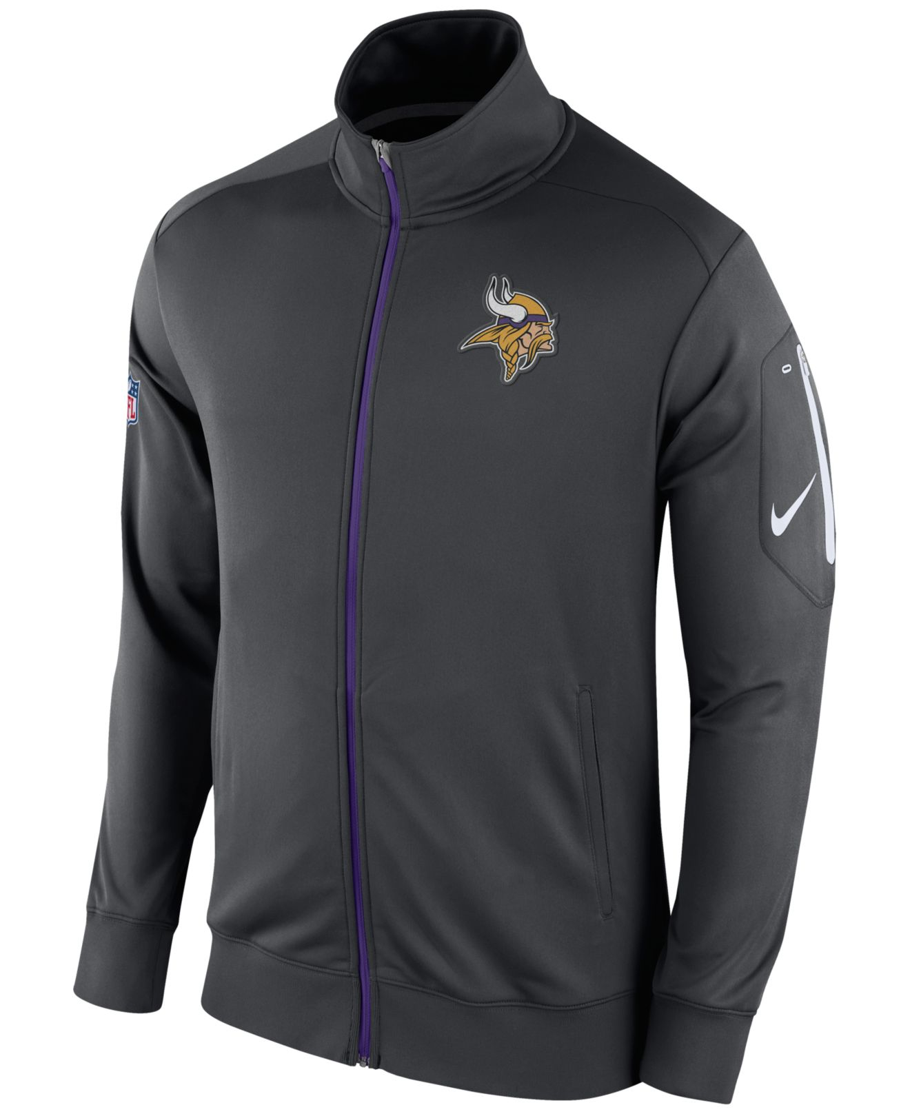 Lyst - Nike Men's Minnesota Vikings Empower Jacket in Gray for Men