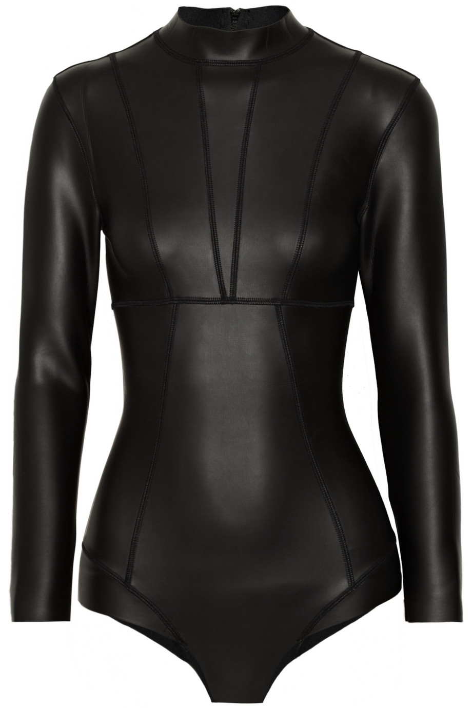 Lyst Mikoh Swimwear Banzai Pipeline Rubberized Neoprene Swimsuit in Black