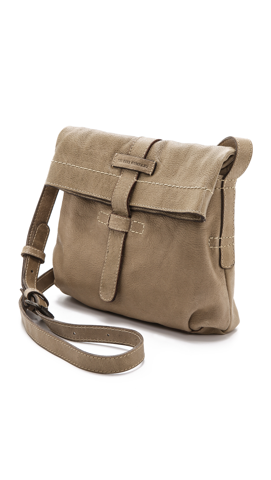 Lyst Frye Artisan Fold Over Bag in Natural