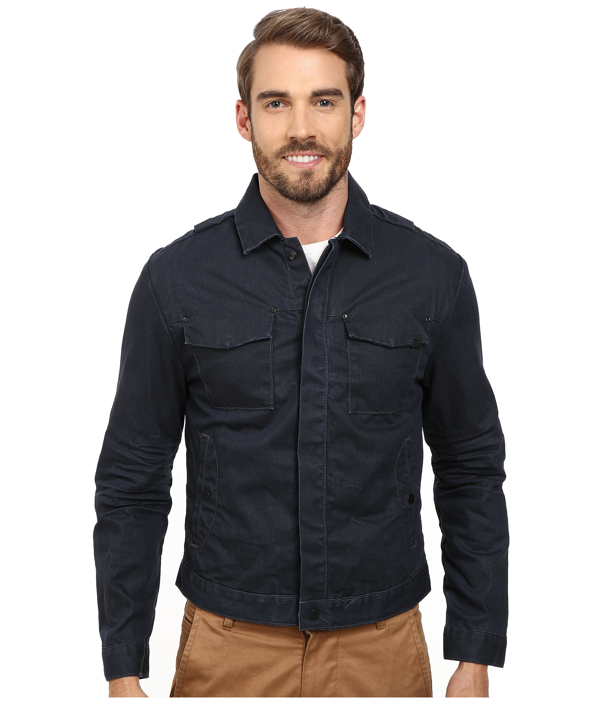 Calvin klein jeans Petrol Jacket (denim) in Blue for Men Lyst