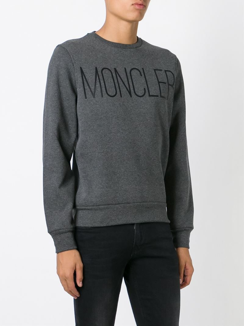 grey moncler sweatshirt