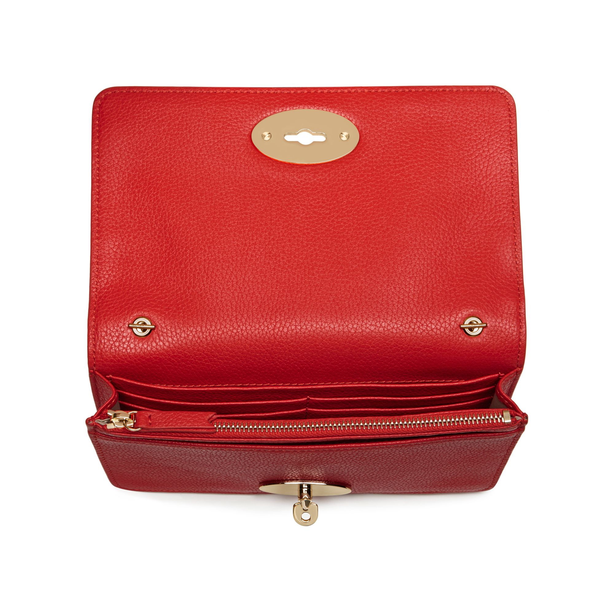 mulberry bayswater clutch red