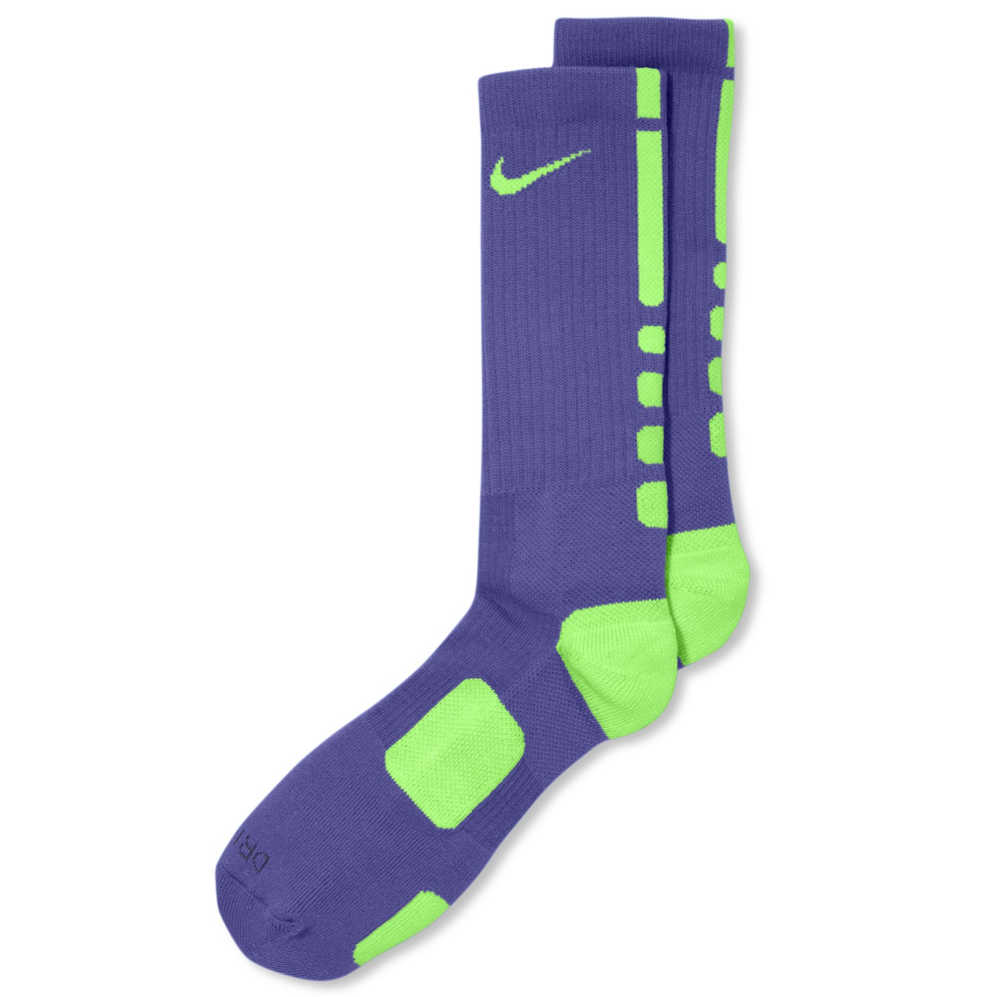 neon nike elite socks