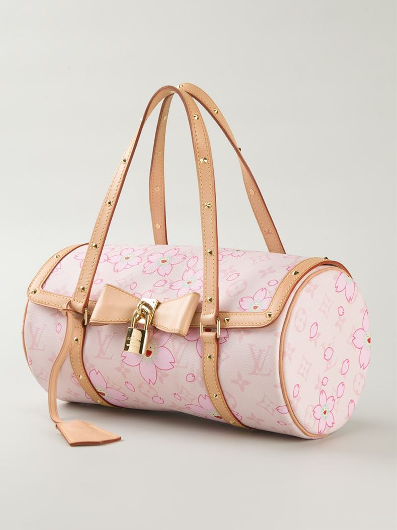 Lyst - Louis Vuitton Louis Vuitton X Takashi Murakami &#39;cherry Blossom Monogram Papillon&#39; Tote in ...