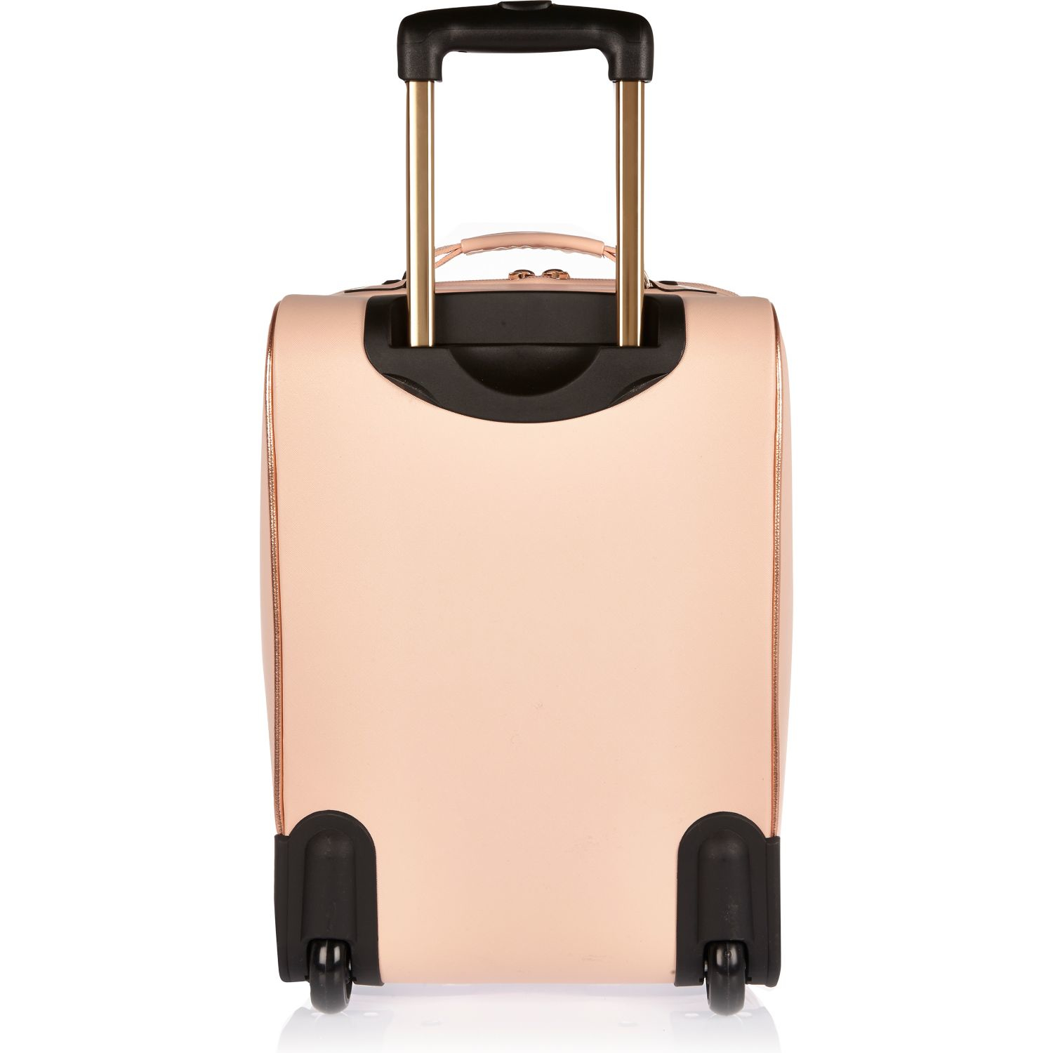 River island Pink Patchwork Suitcase in Pink | Lyst