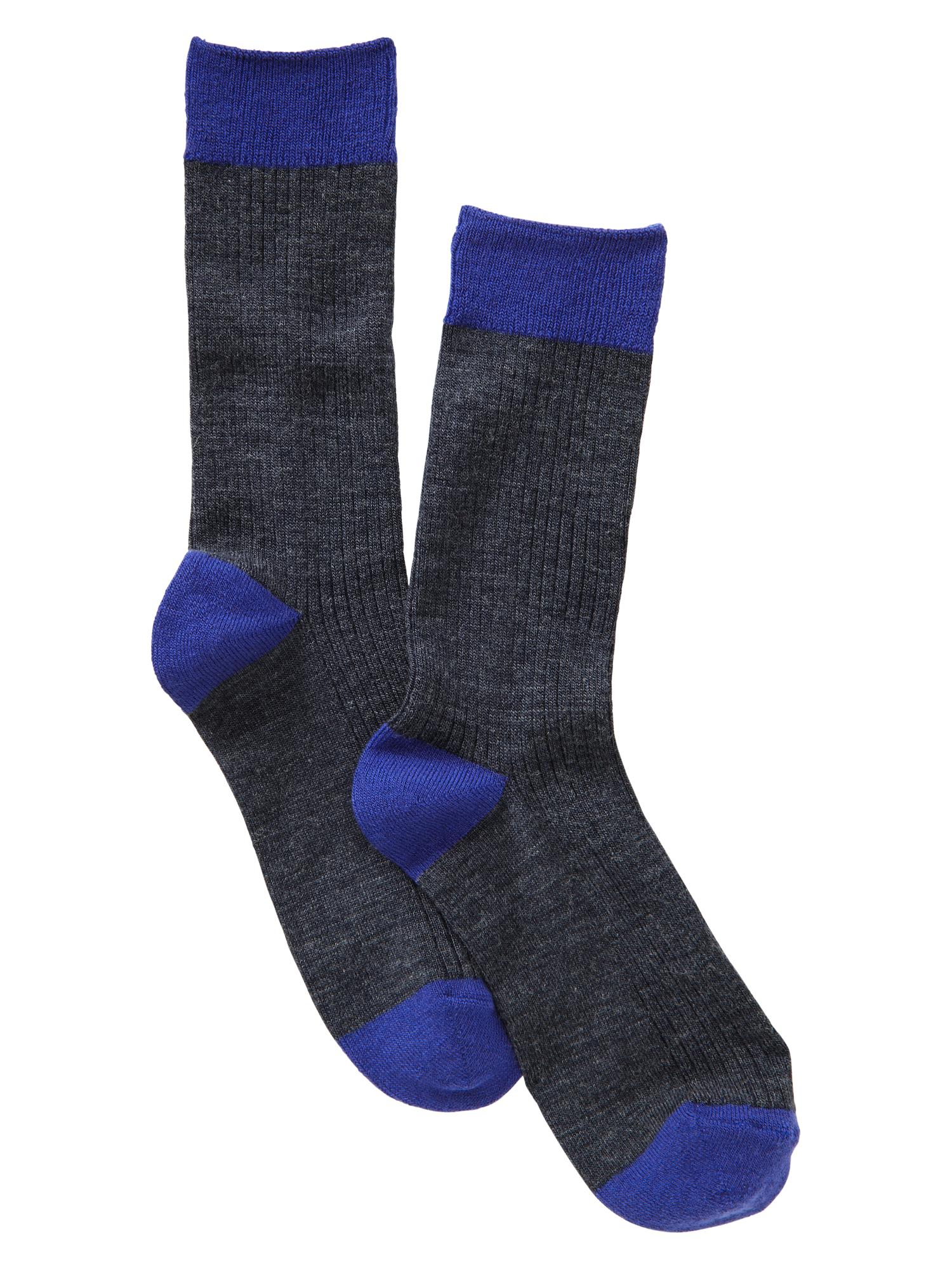 Gap | Blue Wool Colorblock Socks | Lyst